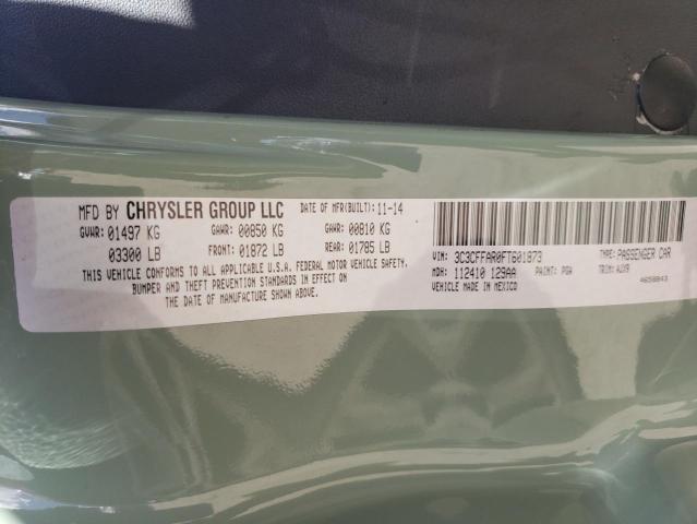 Photo 10 from auction – 2015 FIAT 500 POP with VIN 3C3CFFAR0FT601873