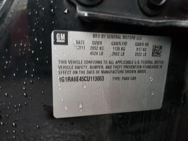 Photo 10 from auction – 2012 CHEVROLET VOLT with VIN 1G1RA6E45CU113063