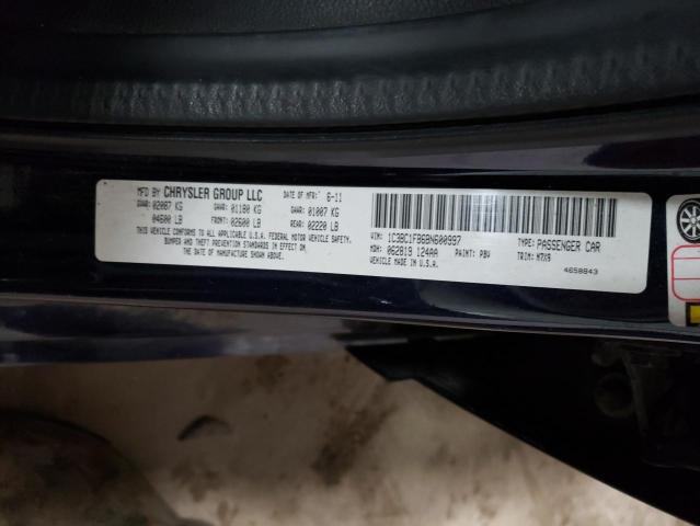 Photo 10 from auction – 2011 CHRYSLER 200 TOURIN with VIN 1C3BC1FB6BN600997