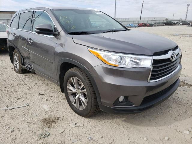 TOYOTA HIGHLANDER 2014 with VIN 5TDJKRFH7ES023585 - Photo from auction