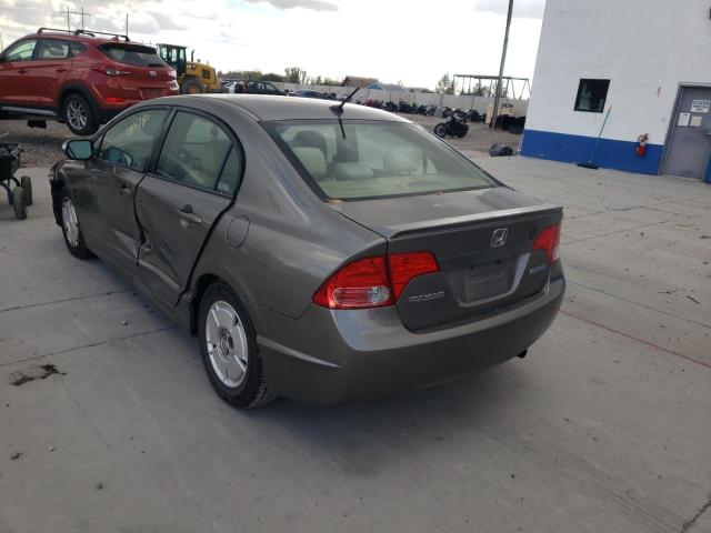 Photo 3 from auction – 2006 HONDA CIVIC HYBR with VIN JHMFA36216S022585