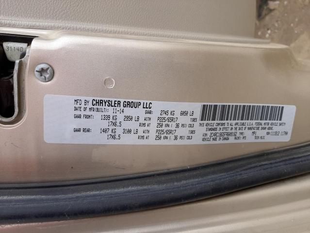 Photo 10 from auction – 2015 CHRYSLER TOWN & COU with VIN 2C4RC1BG5FR609162