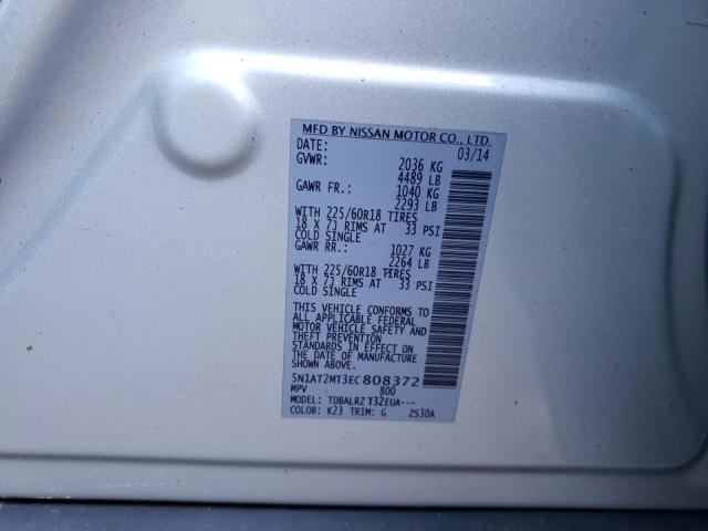 Photo 10 from auction – 2014 NISSAN ROGUE S with VIN 5N1AT2MT3EC808372