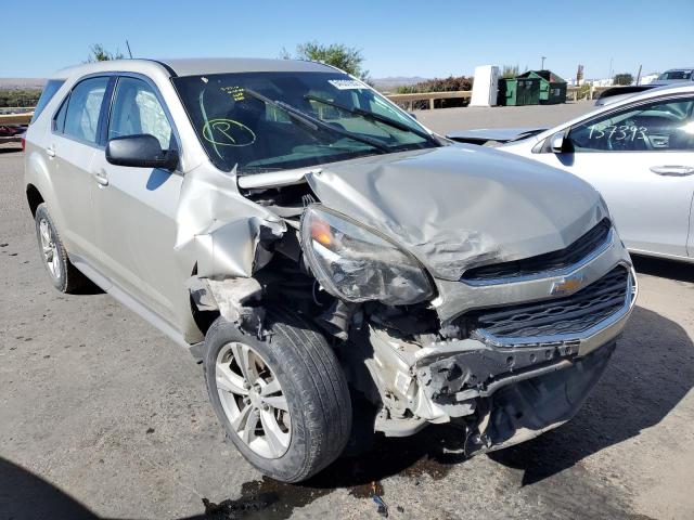 CHEVROLET EQUINOX LS 2016 with VIN 2GNALBEK6G1167647 - Photo from auction