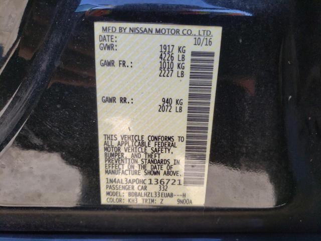 Photo 10 from auction – 2017 NISSAN ALTIMA 2.5 with VIN 1N4AL3AP0HC136721