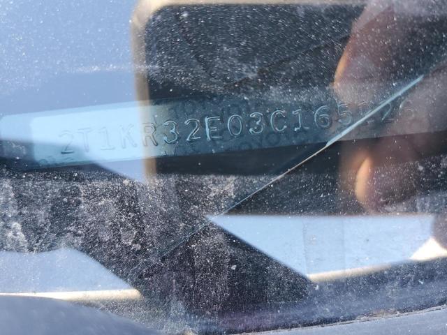 Photo 10 from auction – 2003 TOYOTA COROLLA MA with VIN 2T1KR32E03C165226