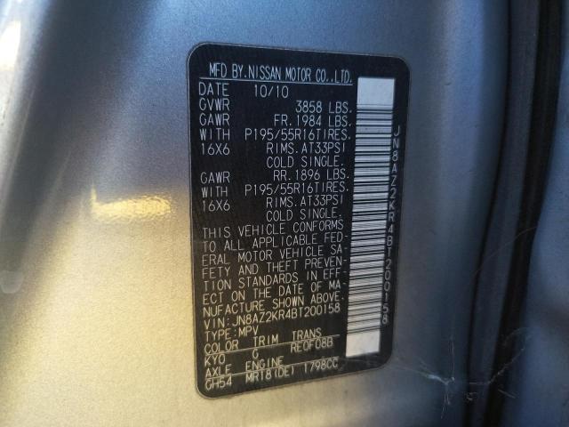 Photo 10 from auction – 2011 NISSAN CUBE BASE with VIN JN8AZ2KR4BT200158