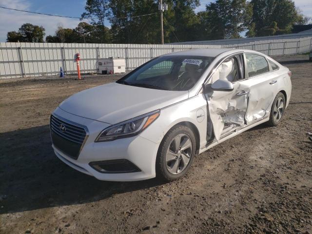 Photo 2 from auction – 2016 HYUNDAI SONATA PLU with VIN KMHE14L25GA021191
