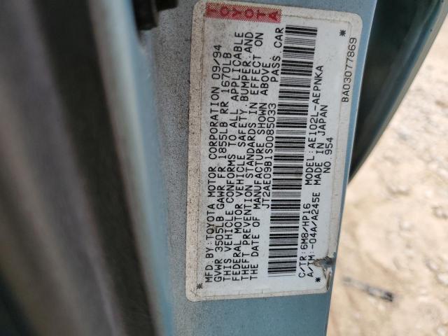 Photo 10 from auction – 1995 TOYOTA COROLLA LE with VIN JT2AE09B1S0085033