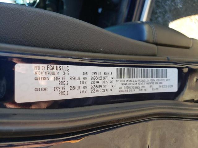 Photo 10 from auction – 2017 DODGE DURANGO SX with VIN 1C4RDHAG7HC780658