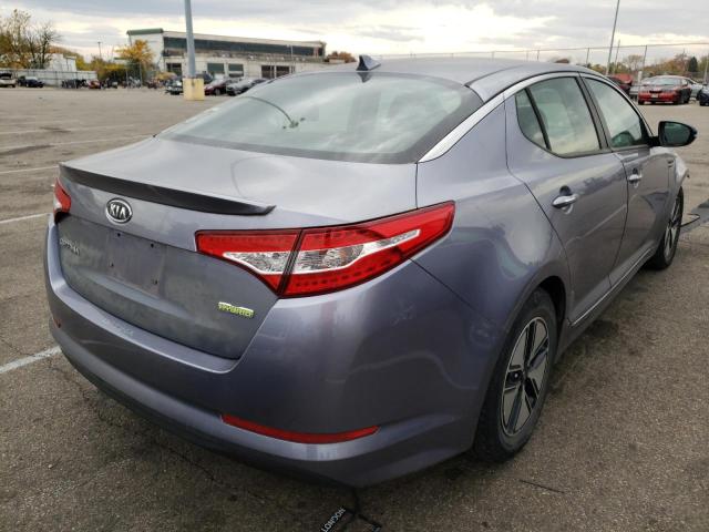 Photo 4 from auction – 2012 KIA OPTIMA HYB with VIN KNAGM4AD3C5015222