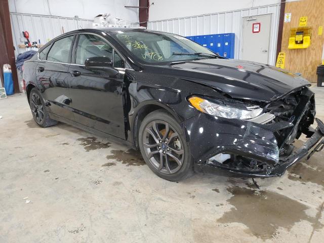 FORD FUSION SE 2018 with VIN 3FA6P0HD4JR149032 - Photo from auction