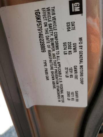 Photo 10 from auction – 2004 CADILLAC DEVILLE DT with VIN 1G6KF57914U228809