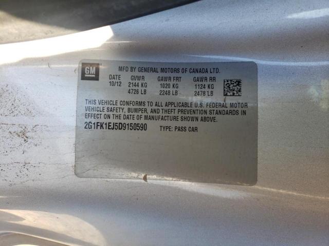 Photo 10 from auction – 2013 CHEVROLET CAMARO 2SS with VIN 2G1FK1EJ5D9150590