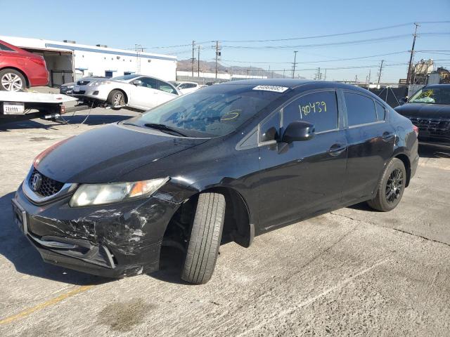 Photo 2 from auction – 2013 HONDA CIVIC LX with VIN 2HGFB2F57DH561897