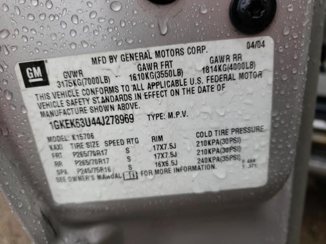 Photo 10 from auction – 2004 GMC YUKON DENA with VIN 1GKEK63U44J278969