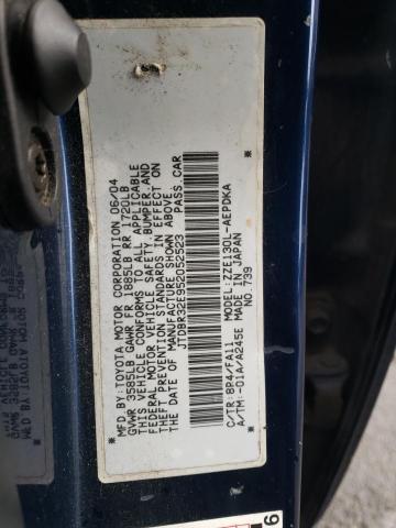 Photo 10 from auction – 2005 TOYOTA COROLLA CE with VIN JTDBR32E952052523