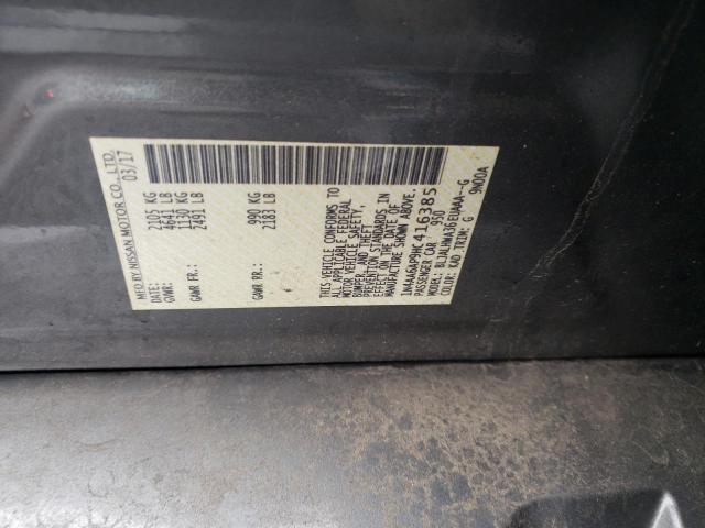 Photo 10 from auction – 2017 NISSAN MAXIMA 3.5 with VIN 1N4AA6AP9HC416385