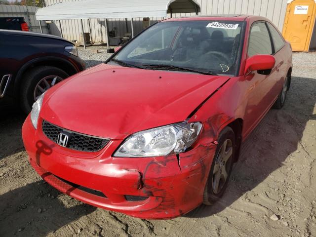 Photo 2 from auction – 2005 HONDA CIVIC EX with VIN 1HGEM22975L043131