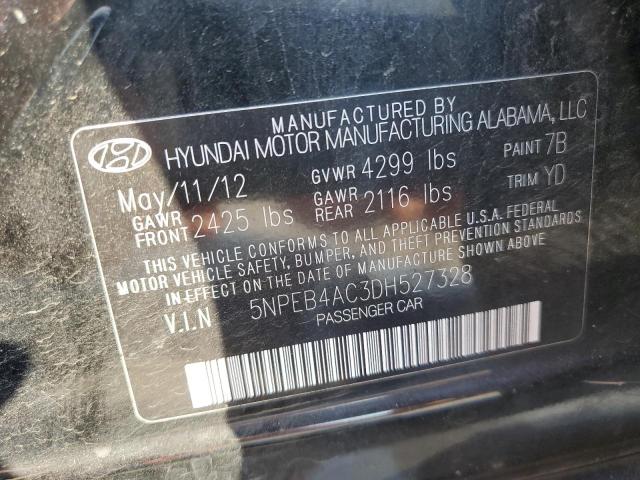 Photo 10 from auction – 2013 HYUNDAI SONATA GLS with VIN 5NPEB4AC3DH527328