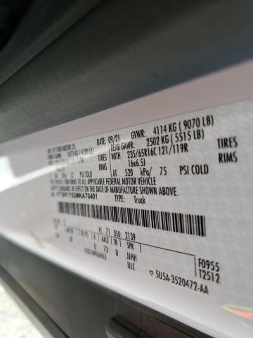 Photo 10 from auction – 2021 FORD TRANSIT T- with VIN 1FTBR1Y82MKA70401