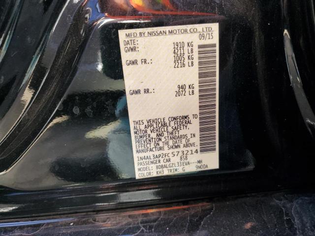 Photo 10 from auction – 2015 NISSAN ALTIMA 2.5 with VIN 1N4AL3AP2FC573214