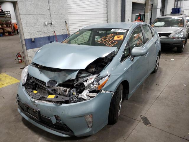 Photo 2 from auction – 2013 TOYOTA PRIUS with VIN JTDKN3DU0D1657115