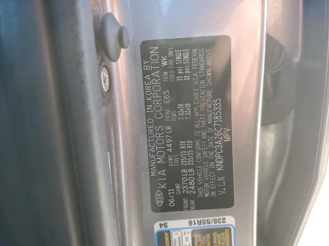 Photo 10 from auction – 2012 KIA SPORTAGE E with VIN KNDPC3A26C7185335