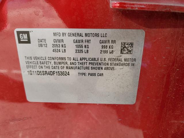 Photo 10 from auction – 2013 CHEVROLET MALIBU 1LT with VIN 1G11D5SR4DF153624