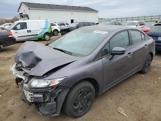 Photo 2 from auction – 2015 HONDA CIVIC LX with VIN 19XFB2F52FE111538