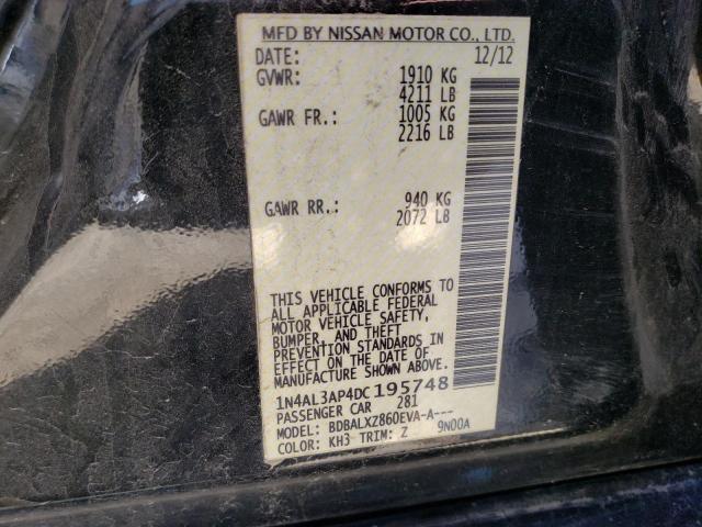 Photo 10 from auction – 2013 NISSAN ALTIMA 2.5 with VIN 1N4AL3AP4DC195748