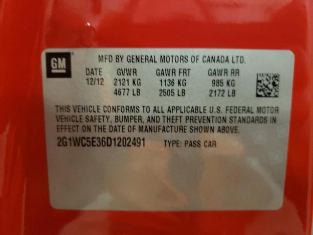 Photo 10 from auction – 2013 CHEVROLET IMPALA LTZ with VIN 2G1WC5E36D1202491