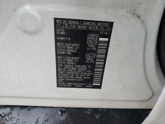 Photo 10 from auction – 2016 NISSAN ROGUE S with VIN KNMAT2MT4GP722987