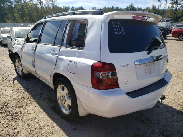 Photo 3 from auction – 2007 TOYOTA HIGHLANDER with VIN JTEGP21AX70128992