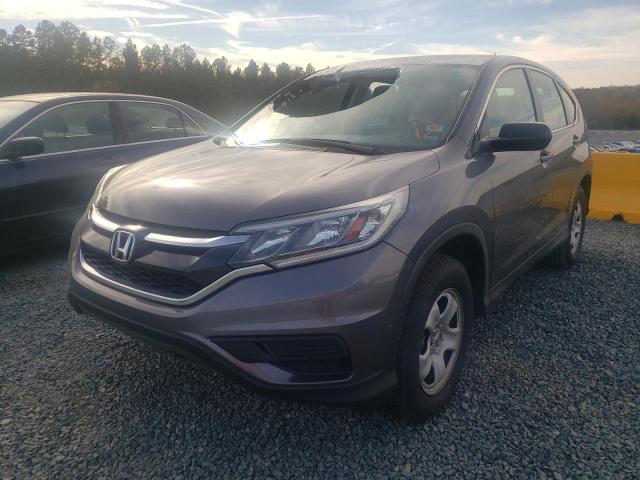 Photo 2 from auction – 2016 HONDA CR-V LX with VIN 2HKRM3H36GH559142