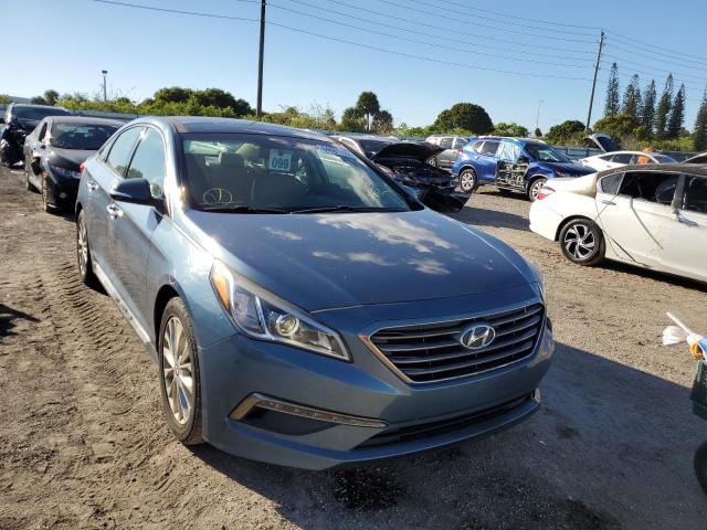 HYUNDAI SONATA SPO 2015 with VIN 5NPE34AF9FH110211 - Photo from auction