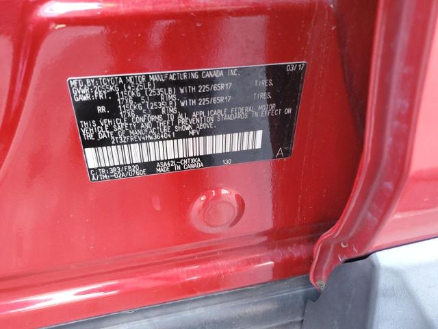 Photo 10 from auction – 2017 TOYOTA RAV4 LE with VIN 2T3ZFREV4HW364041