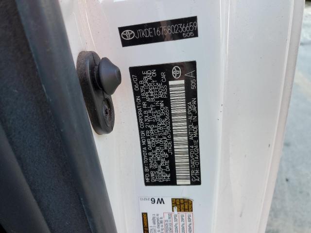 Photo 10 from auction – 2008 TOYOTA SCION TC with VIN JTKDE167580236659