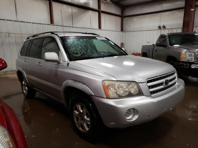 TOYOTA HIGHLANDER 2002 with VIN JTEGF21A420055808 - Photo from auction