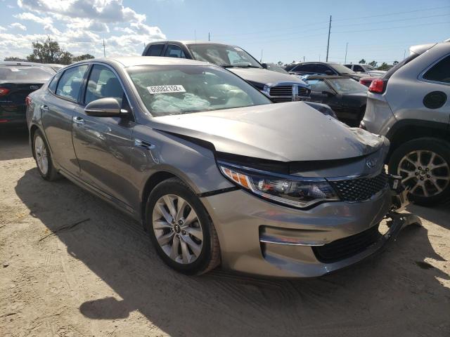 KIA OPTIMA EX 2018 with VIN 5XXGU4L34JG274656 - Photo from auction