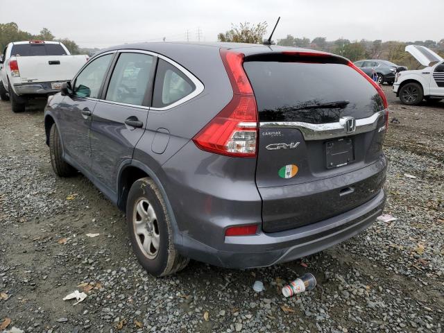 Photo 3 from auction – 2015 HONDA CR-V LX with VIN 5J6RM4H3XFL031128