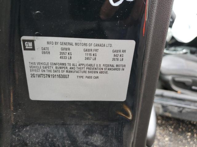 Photo 10 from auction – 2009 CHEVROLET IMPALA 1LT with VIN 2G1WT57N191163007