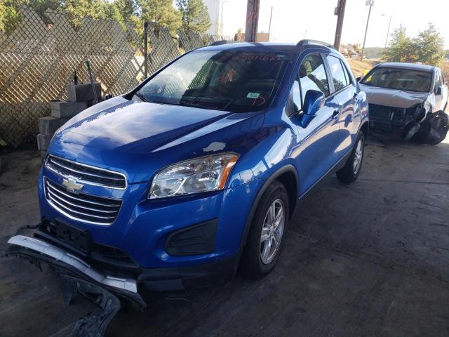 Photo 2 from auction – 2015 CHEVROLET TRAX 1LT with VIN KL7CJRSB9FB061547