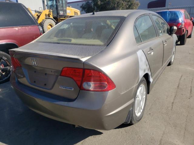 Photo 4 from auction – 2007 HONDA CIVIC HYBR with VIN JHMFA36237S019463
