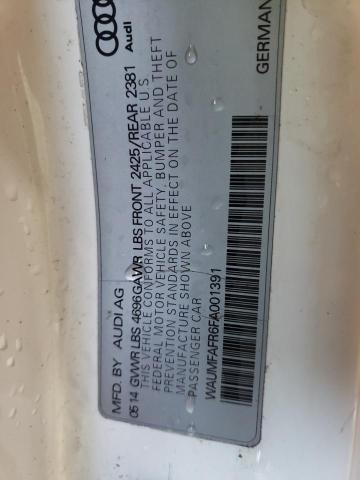 Photo 10 from auction – 2015 AUDI A5 PREMIUM with VIN WAUMFAFR6FA001391