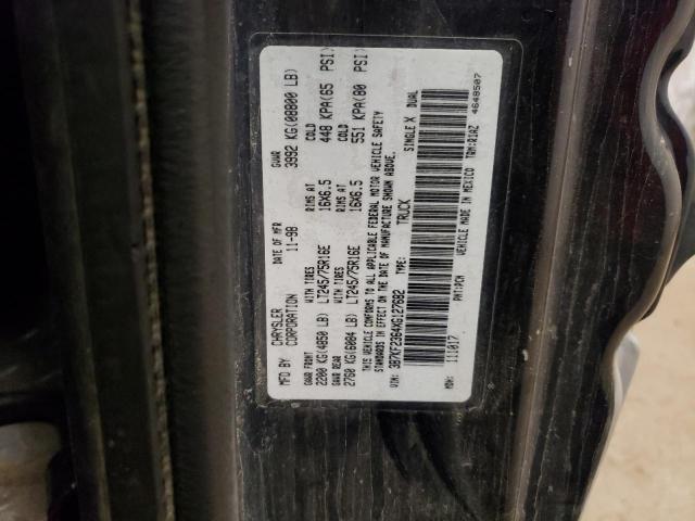 Photo 10 from auction – 1999 DODGE RAM 2500 with VIN 3B7KF2364XG127682