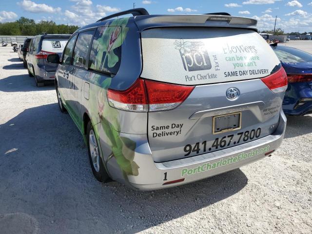 Photo 3 from auction – 2013 TOYOTA SIENNA LE with VIN 5TDKK3DC9DS369760
