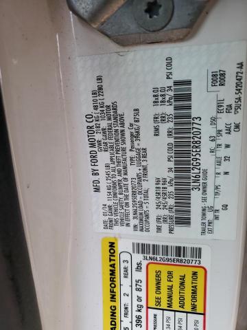 Zdjęcie 10 z aukcji – 2014 LINCOLN MKZ z VIN 3LN6L2G95ER820773