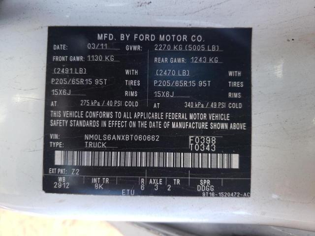 Photo 10 from auction – 2011 FORD TRANSIT CO with VIN NM0LS6ANXBT060662