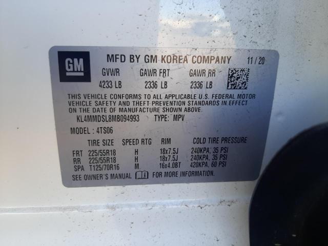 Photo 10 from auction – 2021 BUICK ENCORE GX with VIN KL4MMDSL8MB094993